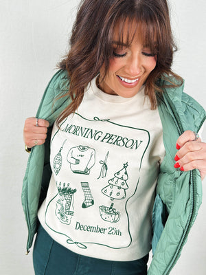 Morning Person Graphic Sweatshirt
