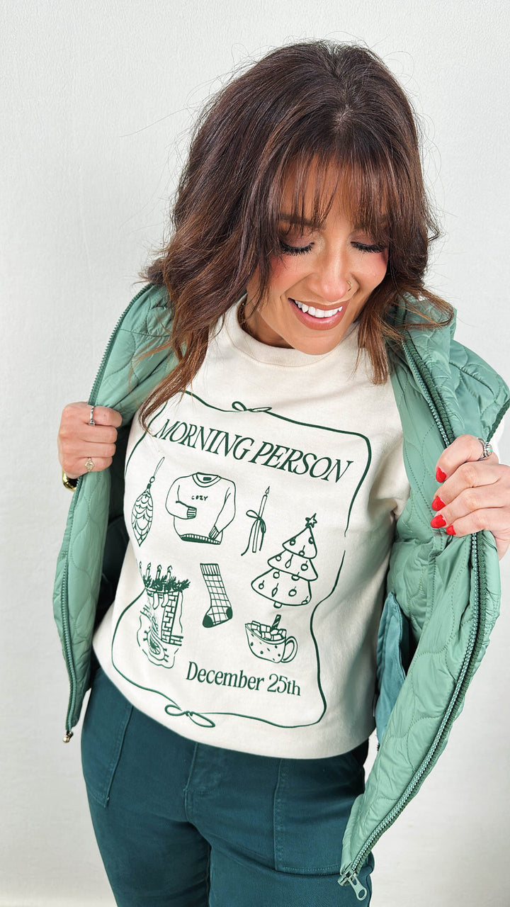 Morning Person Graphic Sweatshirt