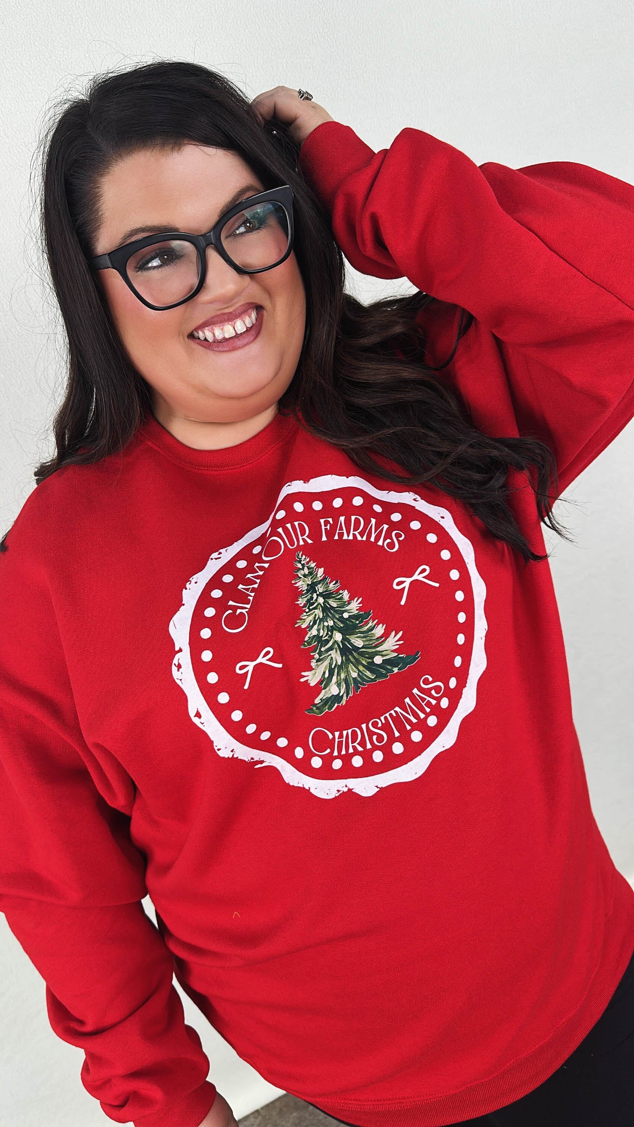 Glamour Farms Christmas Graphic Sweatshirt