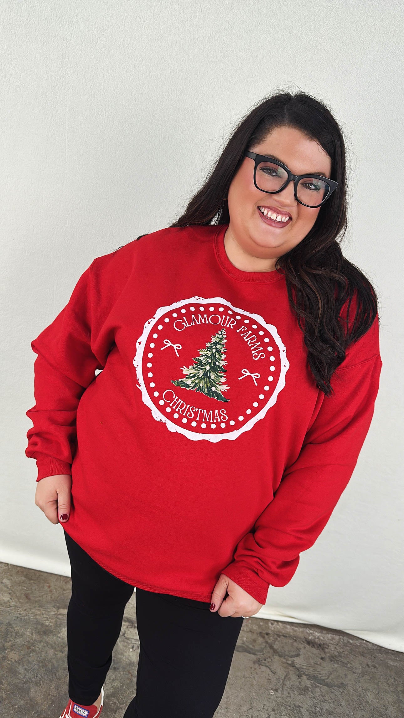 Glamour Farms Christmas Graphic Sweatshirt