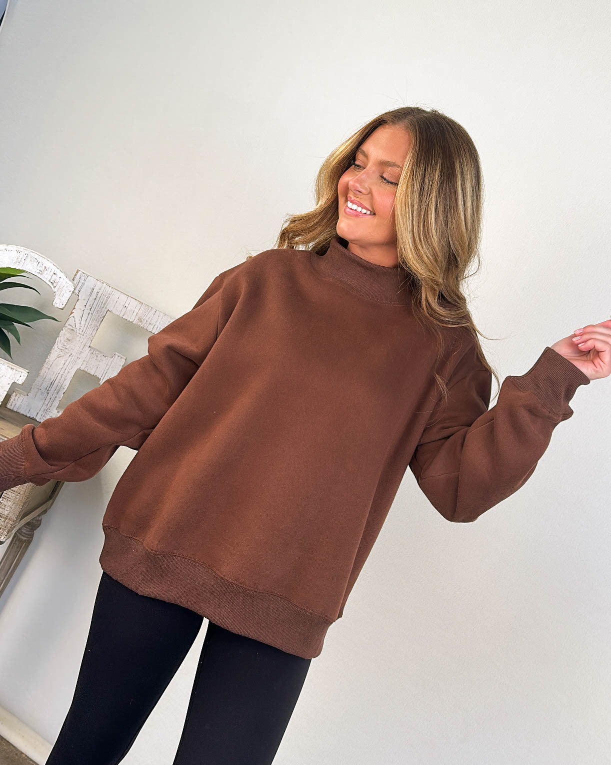Saturday Standard Mock Neck Sweatshirt