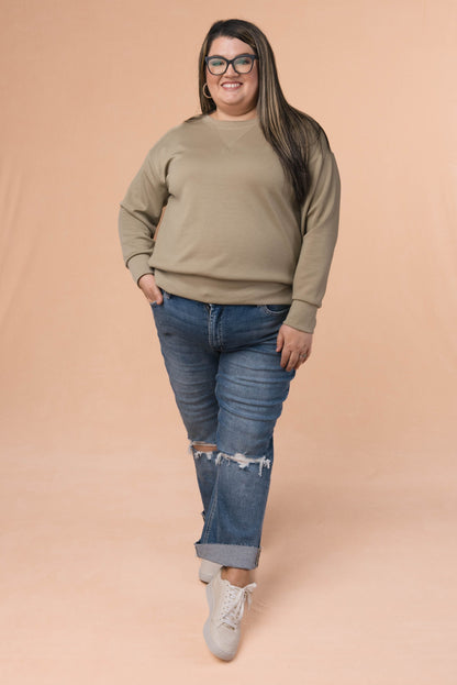 Malibu Banded Hem Pullover *Final Sale*