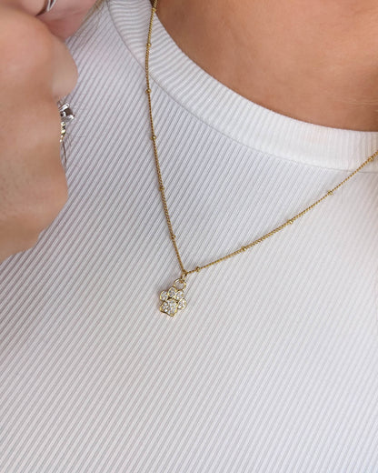 Puppy Paw Print Necklace