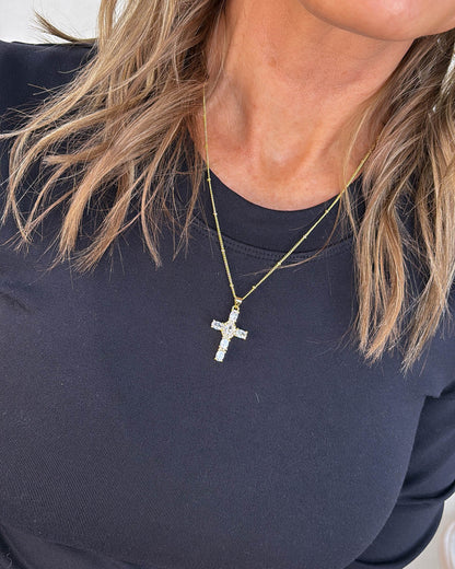 Mercy Me Cross Necklace