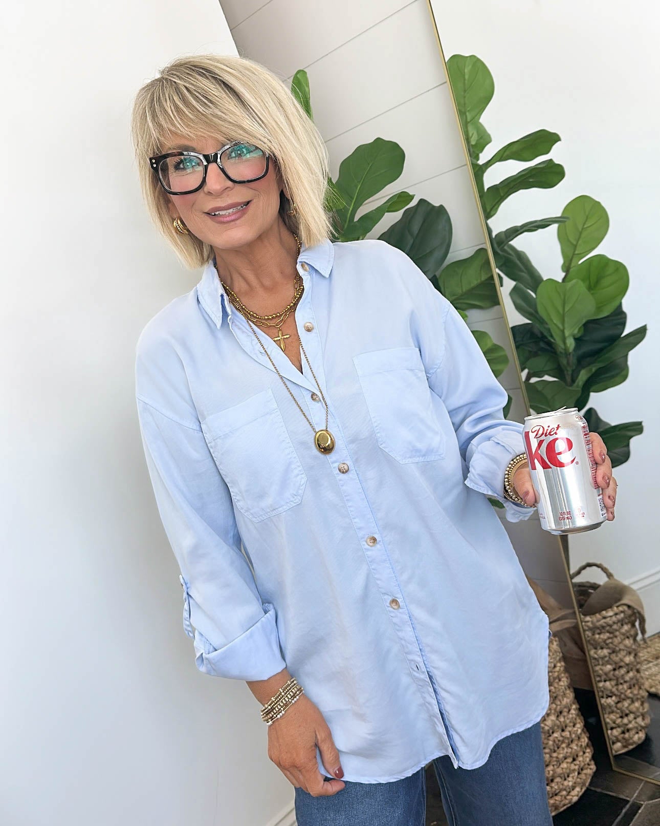 Afternoon Walks Tencel Tab Sleeve Shirt