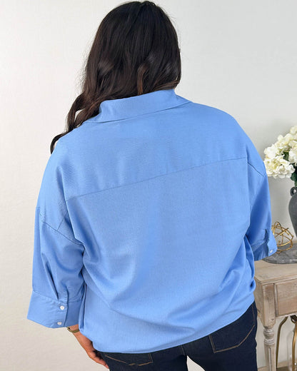 Lounge Life Half Button Shirt