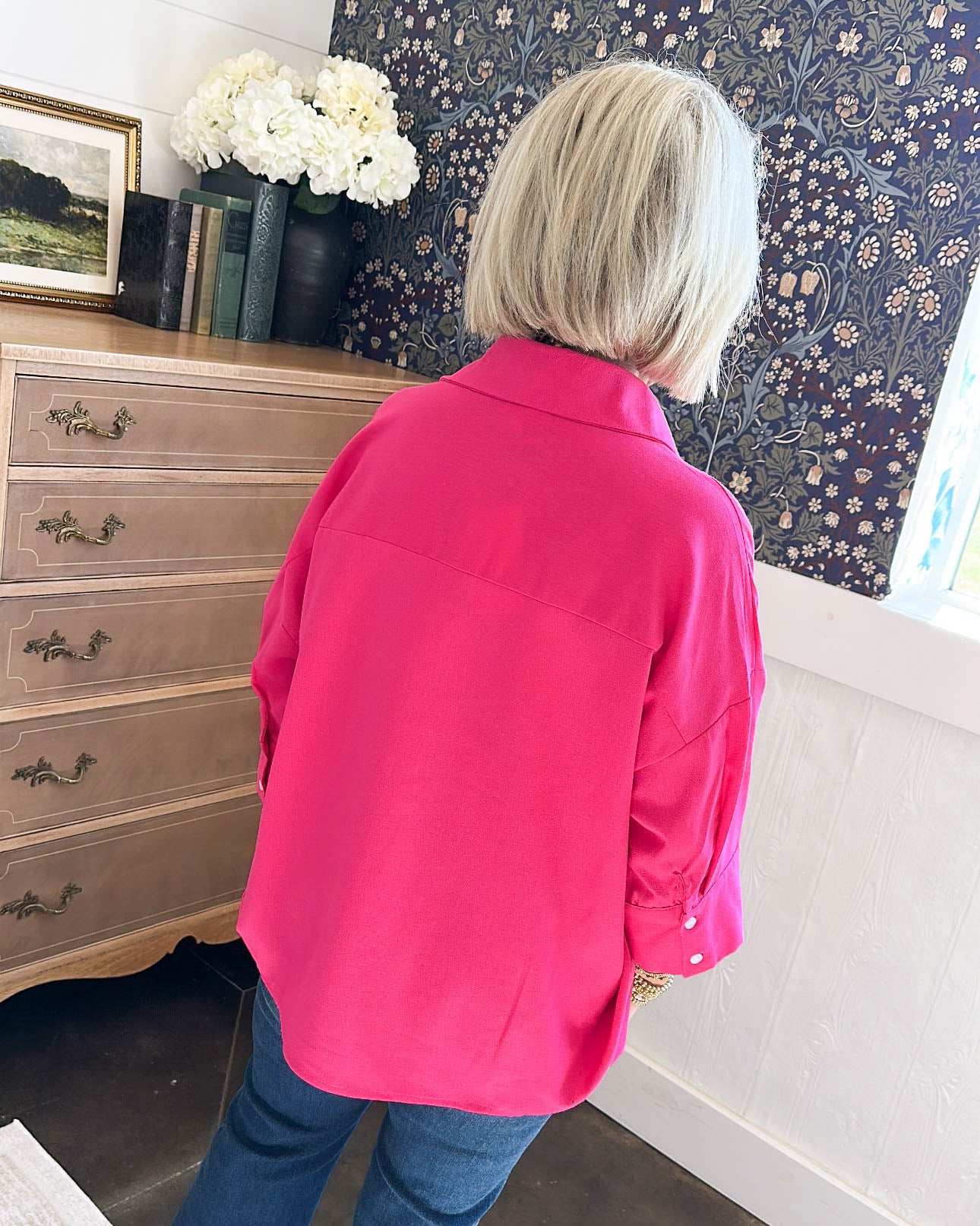 Lounge Life Half Button Shirt