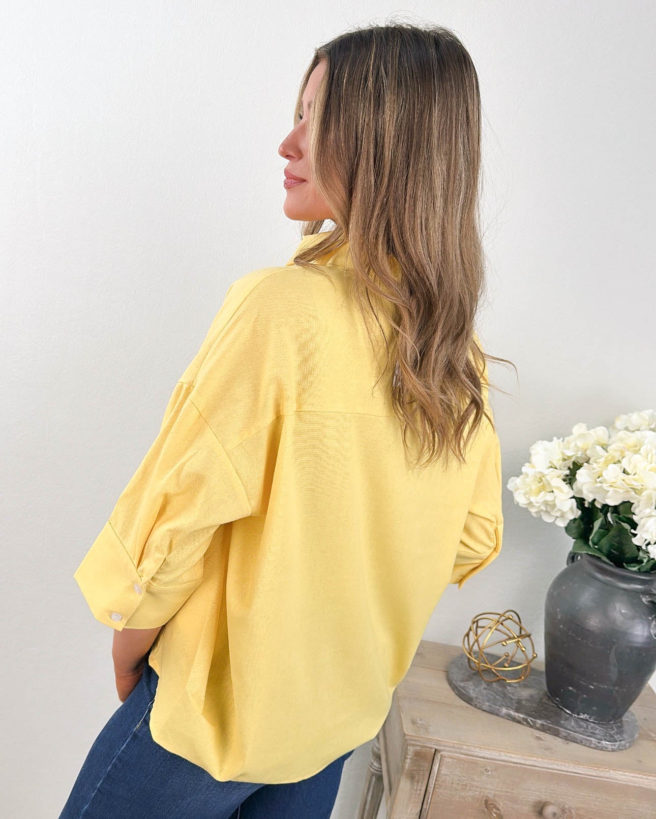 Lounge Life Half Button Shirt