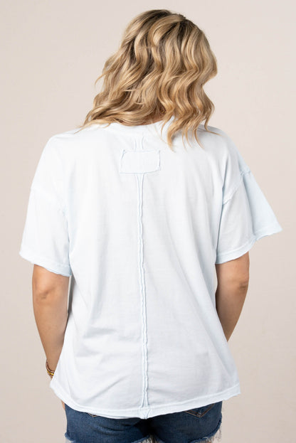Washed Raw Seamed Tee