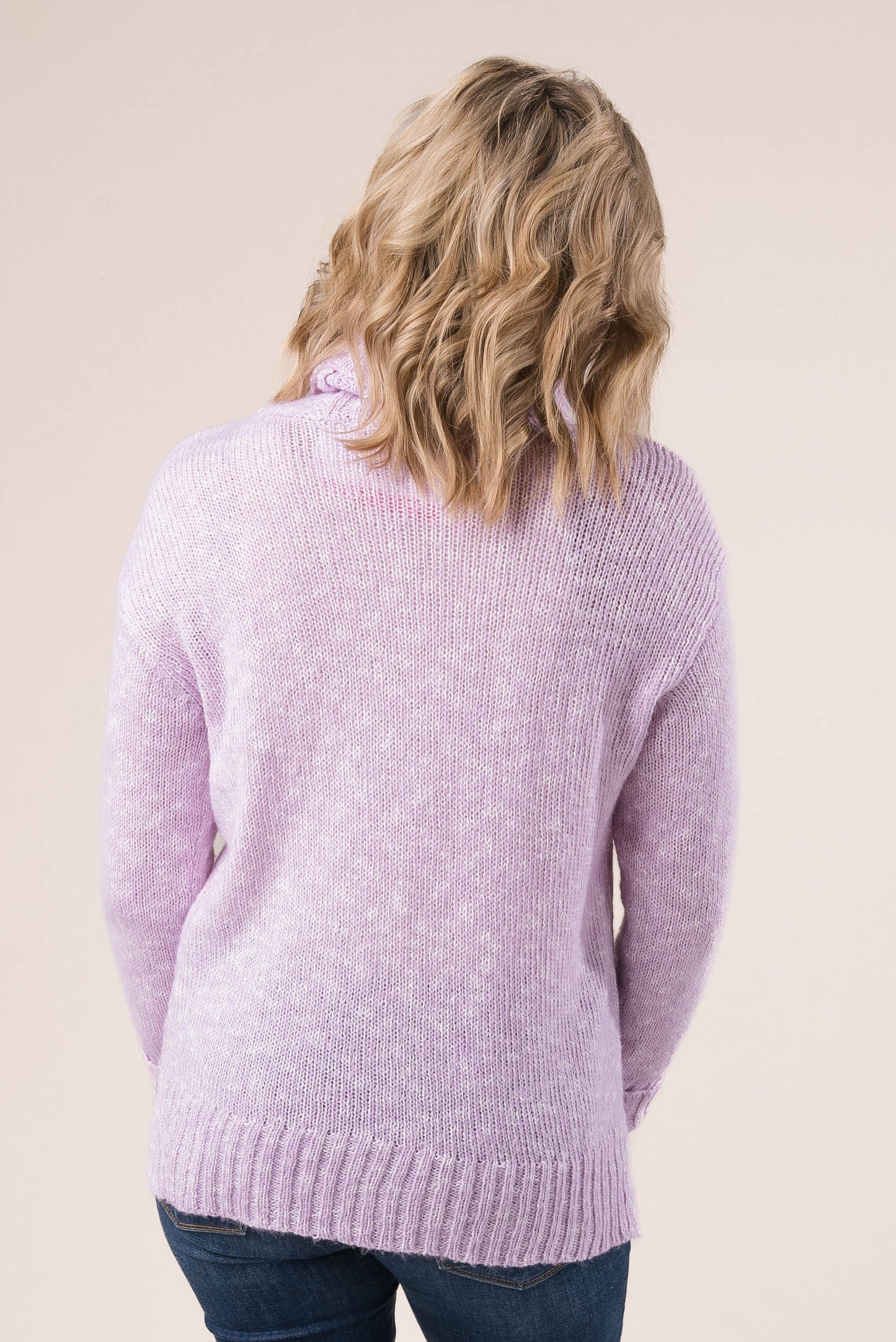 Marled Knit Turtleneck Sweater *Final Sale*