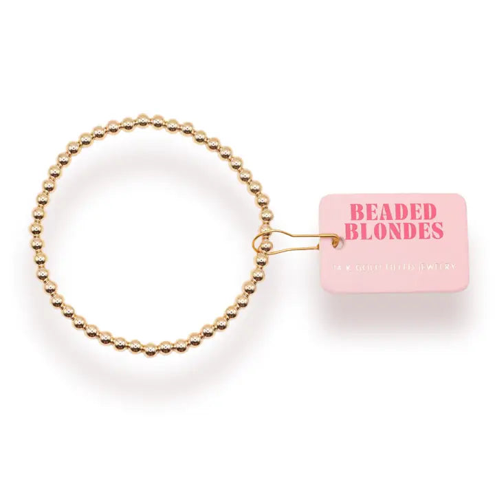 Beaded Blondes | Gold Beaded Bracelet