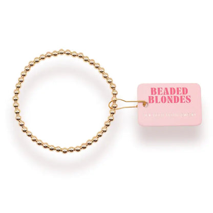 Beaded Blondes | Gold Beaded Bracelet