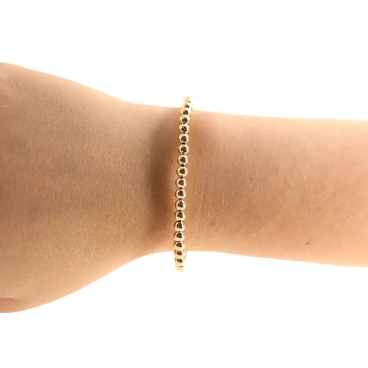 Beaded Blondes | Gold Beaded Bracelet