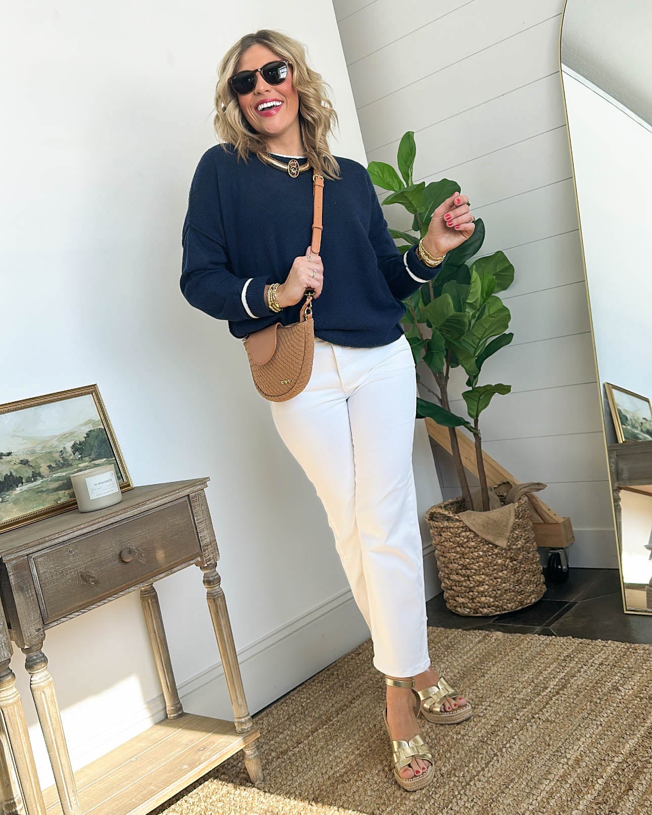 Mix It Up Contrast Trim Sweater