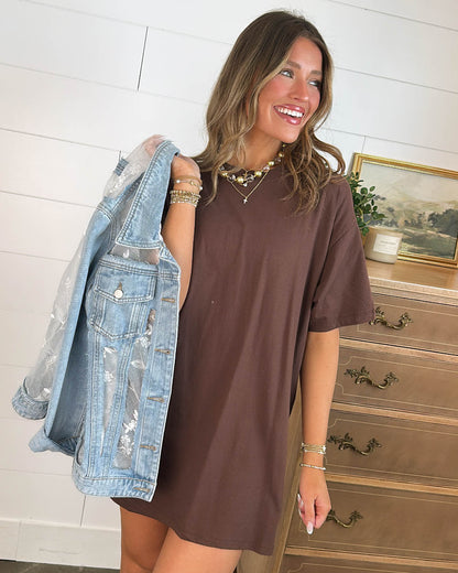 Spring Breeze T-Shirt Dress