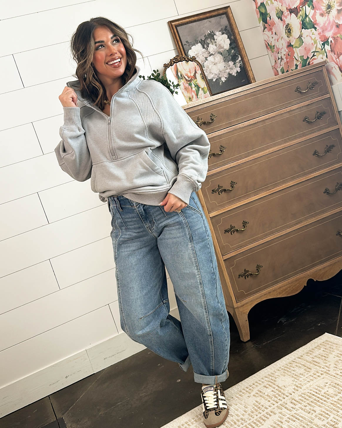 Best Of Times Half Zip Pullover – Glamour Farms Boutique