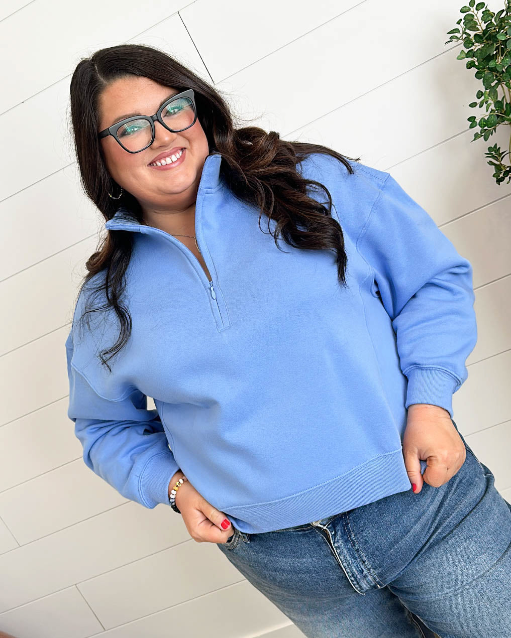 Movie Night Half Zip Pullover
