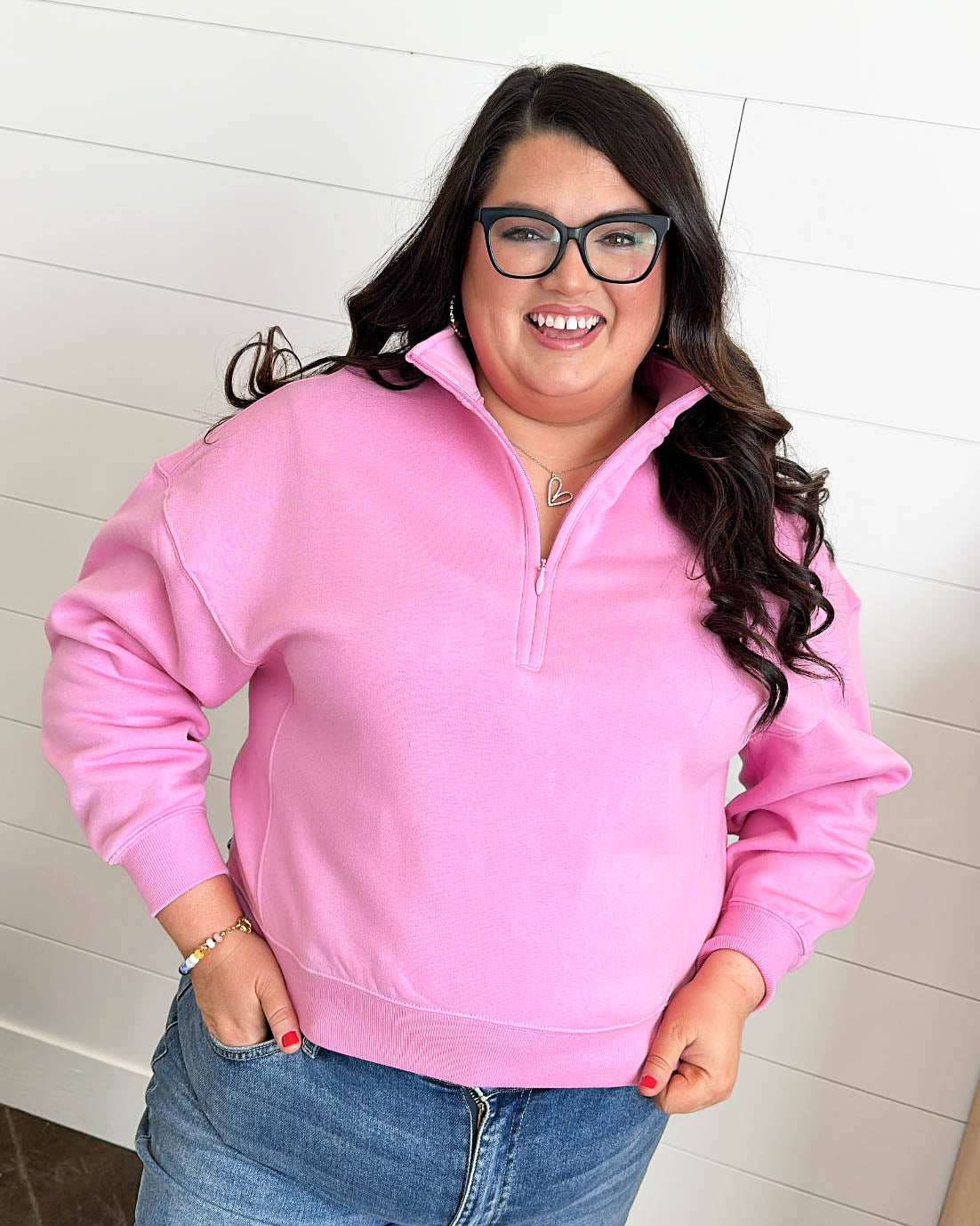 Movie Night Half Zip Pullover