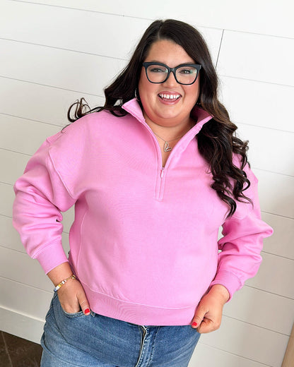 Movie Night Half Zip Pullover