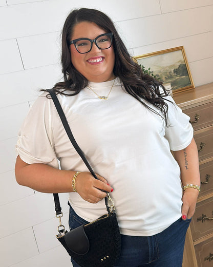 Tied To Perfection Knotted Sleeve Top