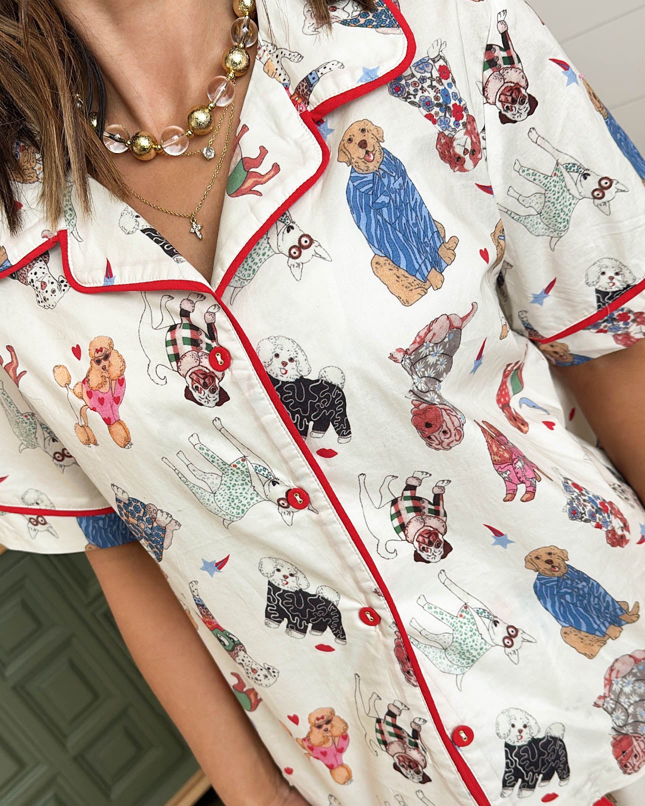 Puppy Dreams Two Piece Pajama Set