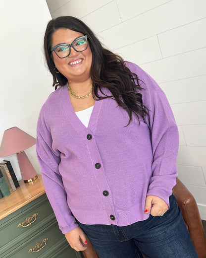 Falling For Spring Mini Waffle Knit Sweater Cardigan