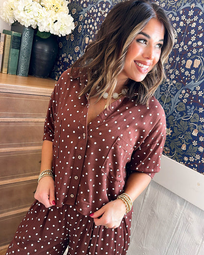 The Hepburn Polka Dot Shirt