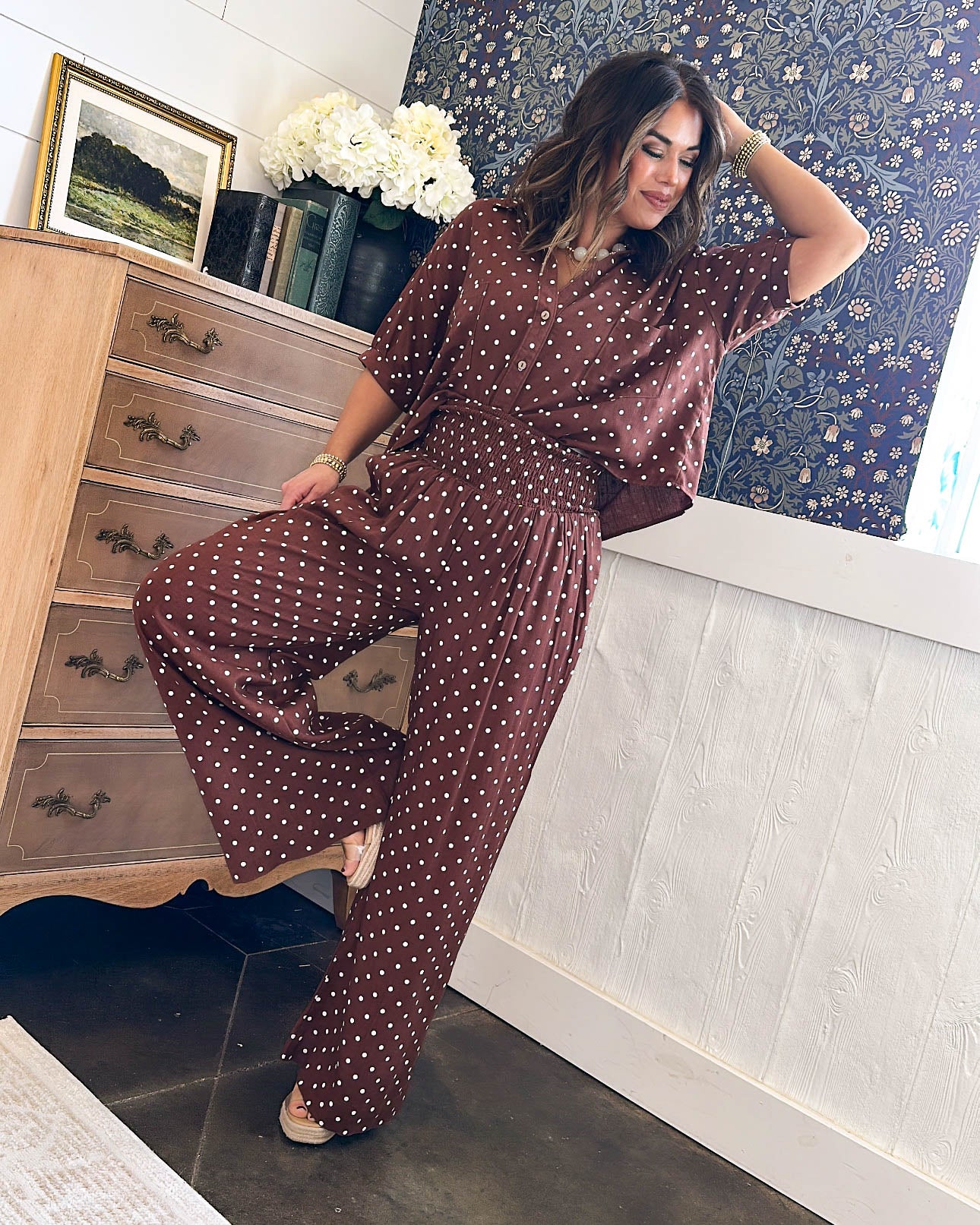 The Hepburn Polka Dot Shirt