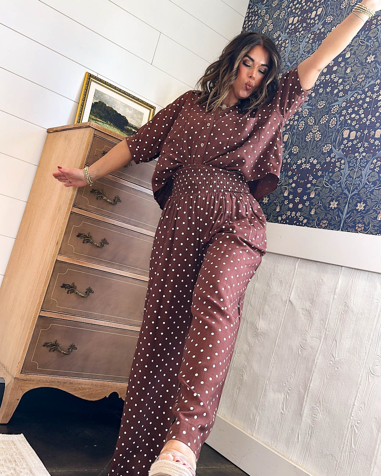 The Hepburn Polka Dot Shirt