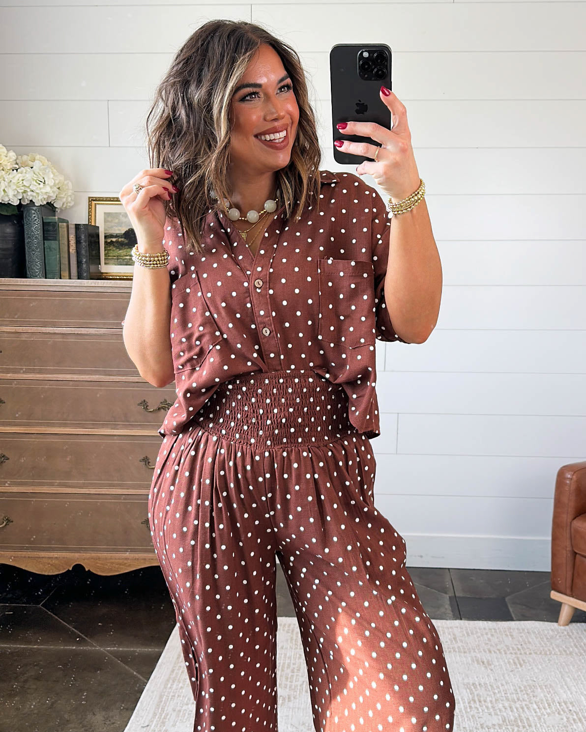 The Hepburn Polka Dot Shirt