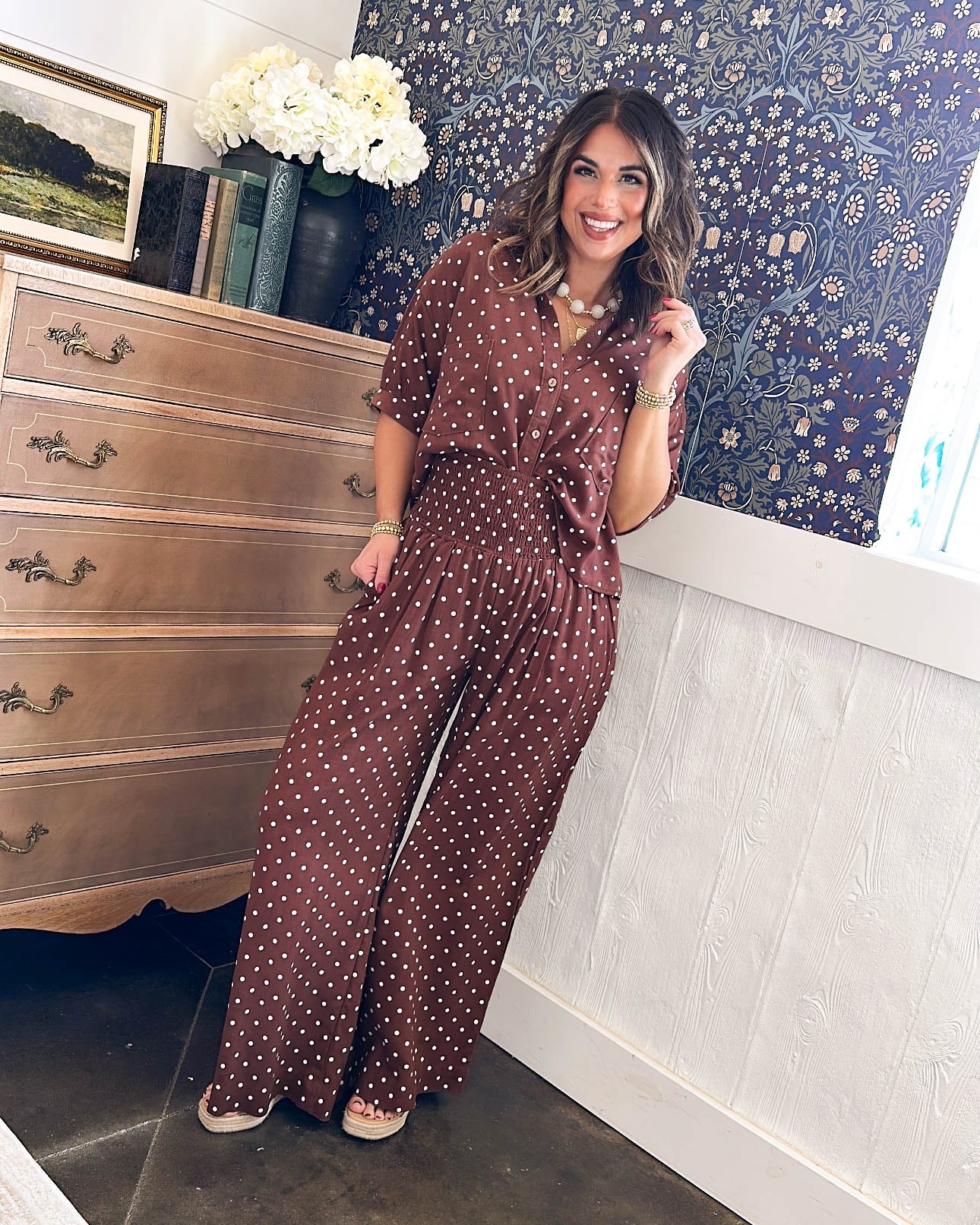 The Hepburn Polka Dot Shirt