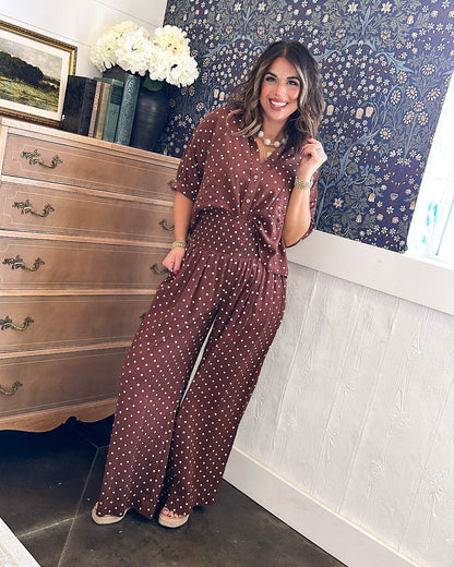 The Hepburn Polka Dot Shirt