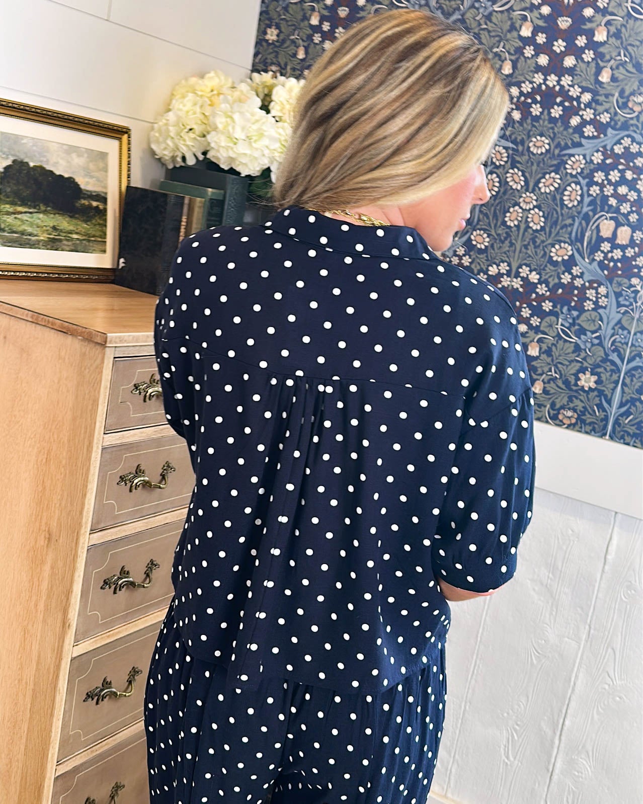 The Hepburn Polka Dot Shirt