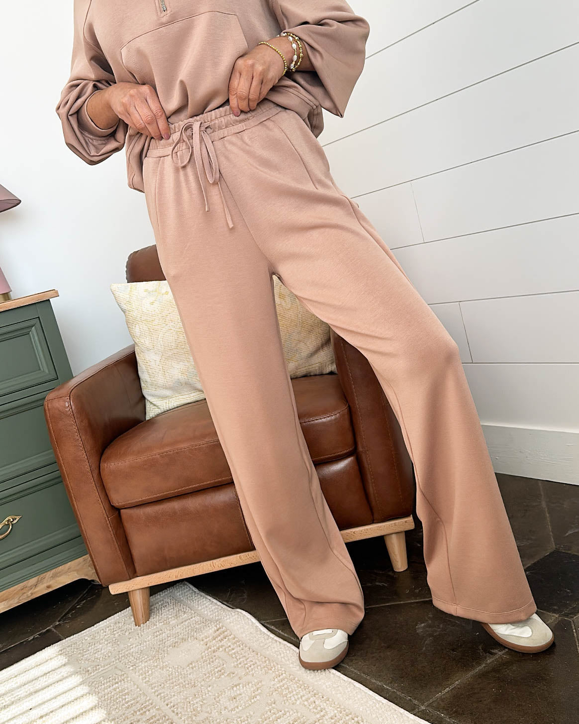 Farmers Market Pullover + Wide Leg Lounge Set