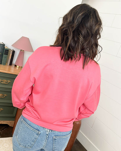 Softest Touch Drop Shoulder Pullover