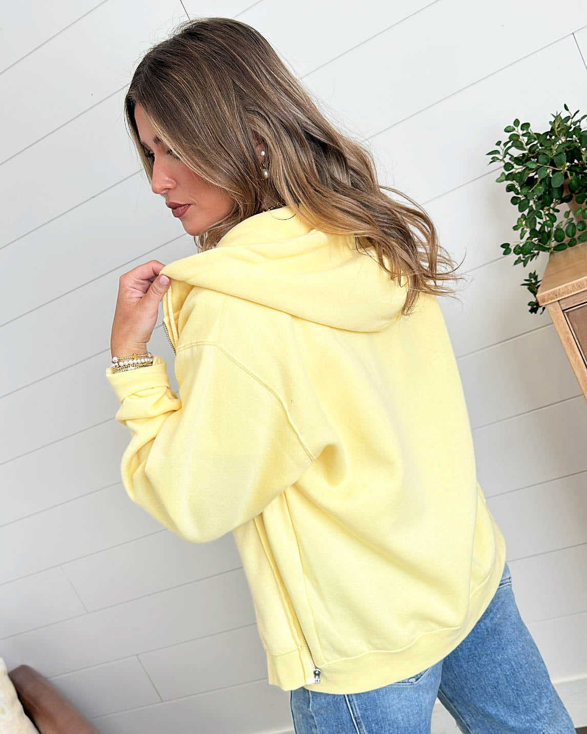 Sun In My Eyes Full Zip Hooded Jacket