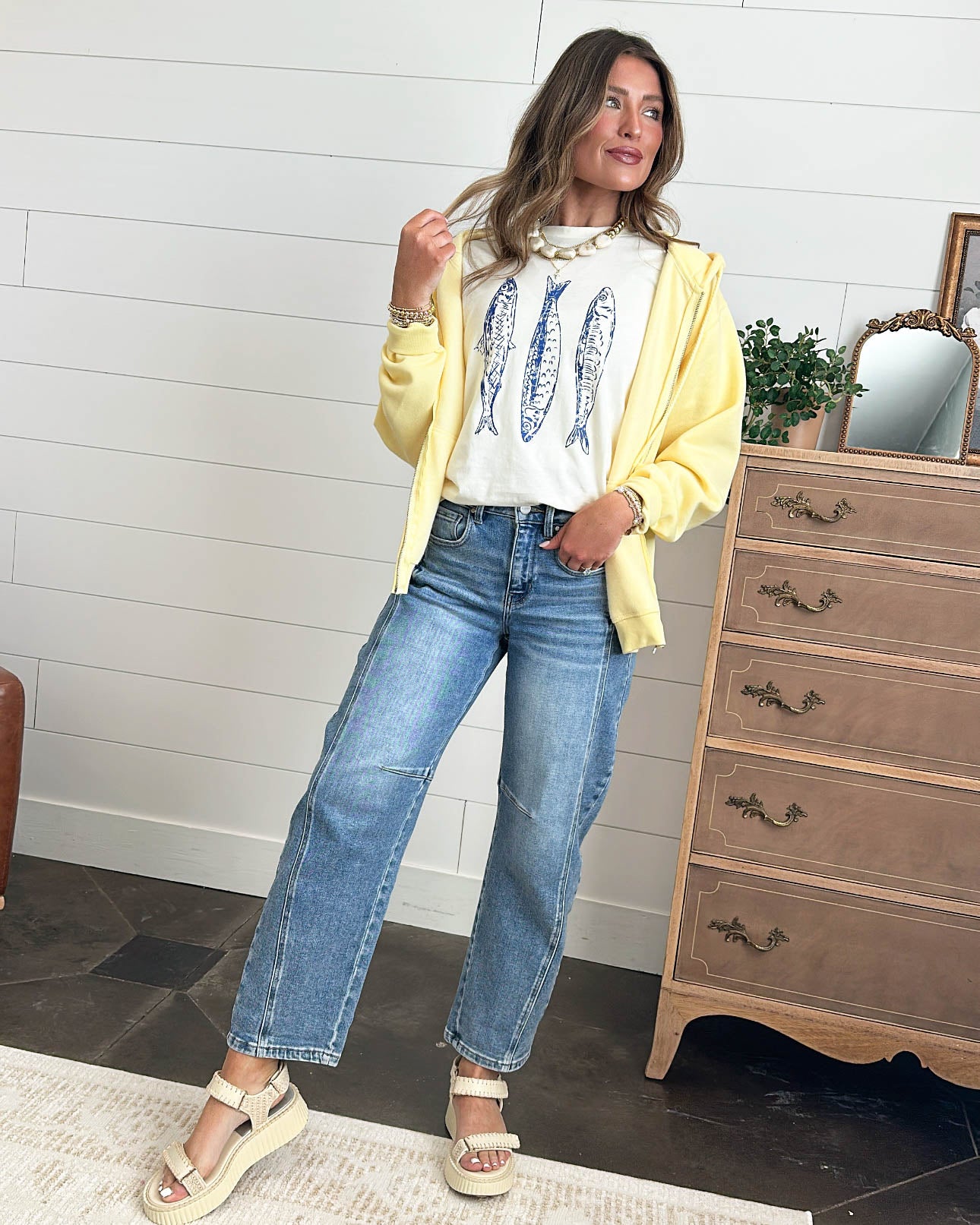 Sun In My Eyes Full Zip Hooded Jacket