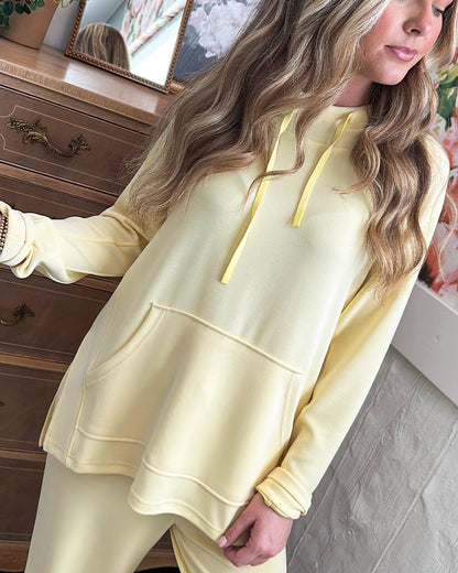 On The Go Scuba Hooded Pullover