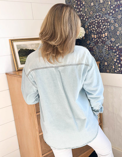 Maverick Snap Up Denim Shirt