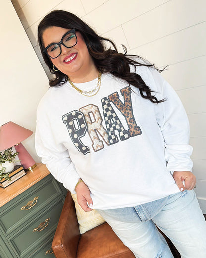 Pray Graphic Sweatshirt