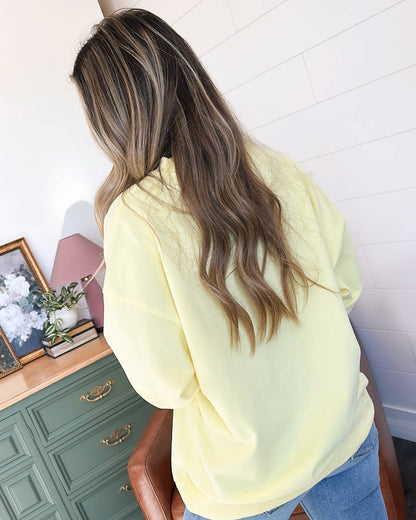 Sunlit Essential French Terry Pullover