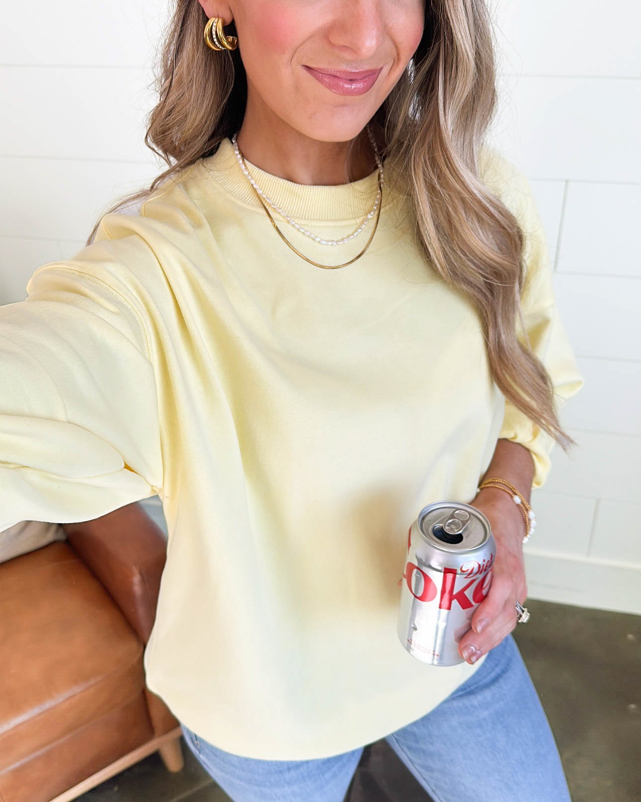 Sunlit Essential French Terry Pullover