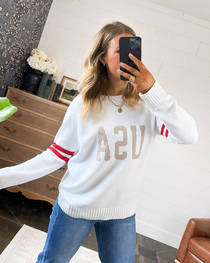 Let Freedom Ring USA Knit Sweater