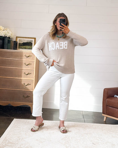 Matilda Beach Knit Raglan Sweater