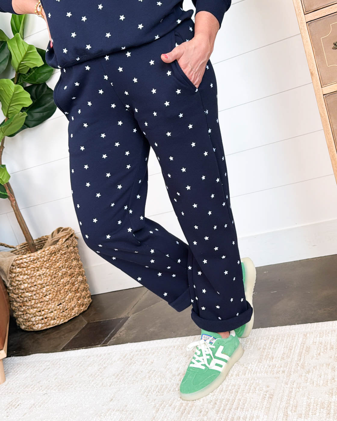 All American Star Graphic Top + Pants Lounge Set