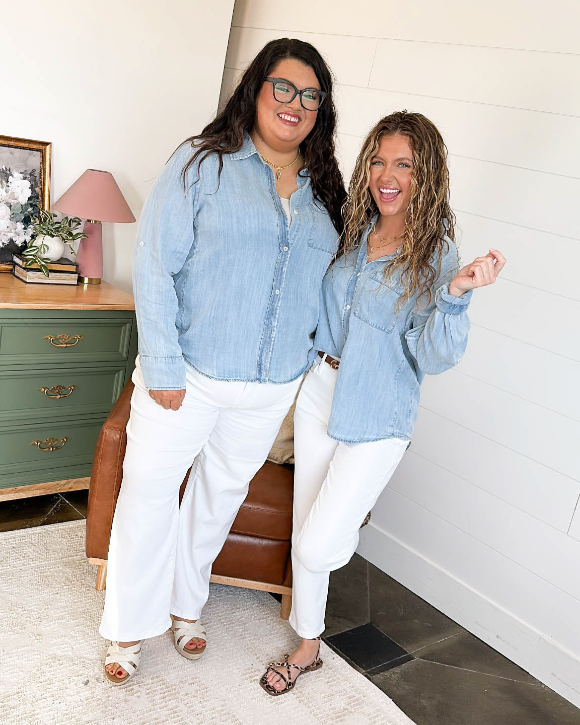 Blue Bayou Chambray Tab Sleeve Shirt