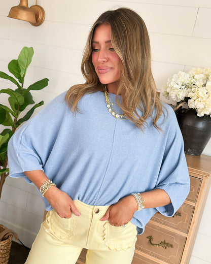 Sweetly Said Center Seam Dolman Top