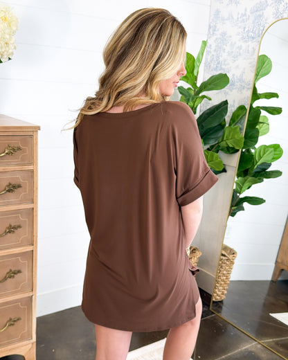 Let's Do Brunch Butter Soft Top + Shorts Lounge Set