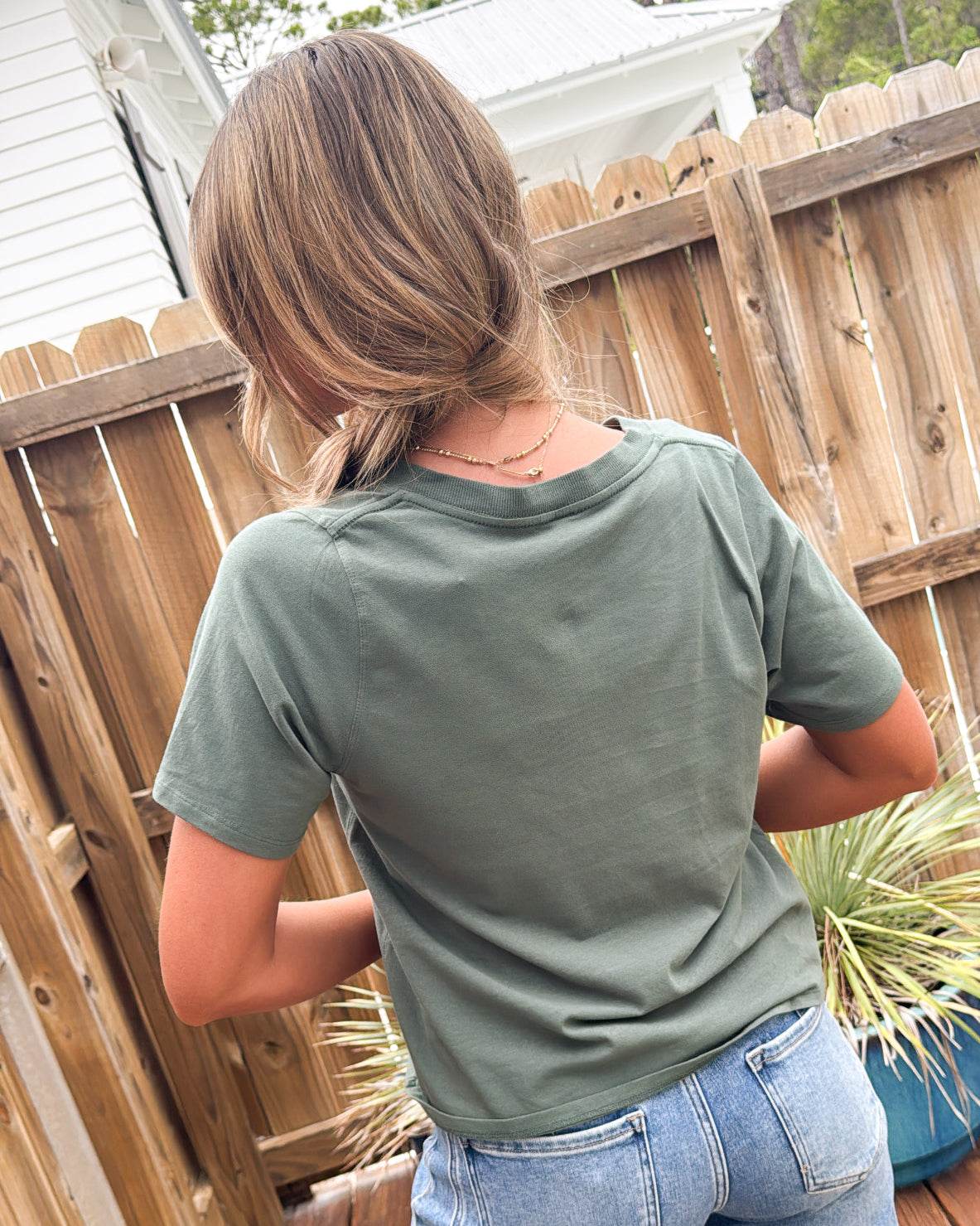 Favorite Fit Pima Cotton V-Neck Tee