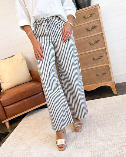 Beachcomber High Rise Striped Wide Leg Pants